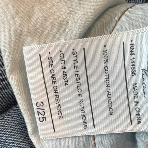 KanCan Distressed Wide Leg Blue Jeans - Picture 3 of 5